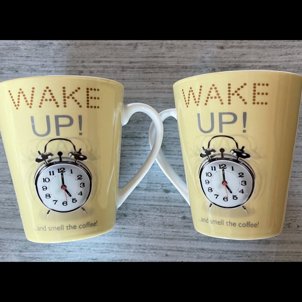 ⭕️Wake- Up and Smell the Coffee -  2 Cups - Picture 5 of 5